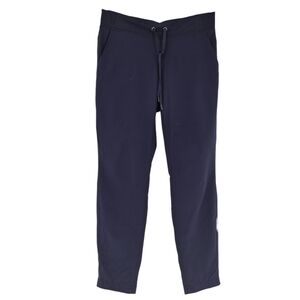 Athleta Navy Blue Straight-Leg Drawstring Waist Outdoor Hiking Walking Pants
